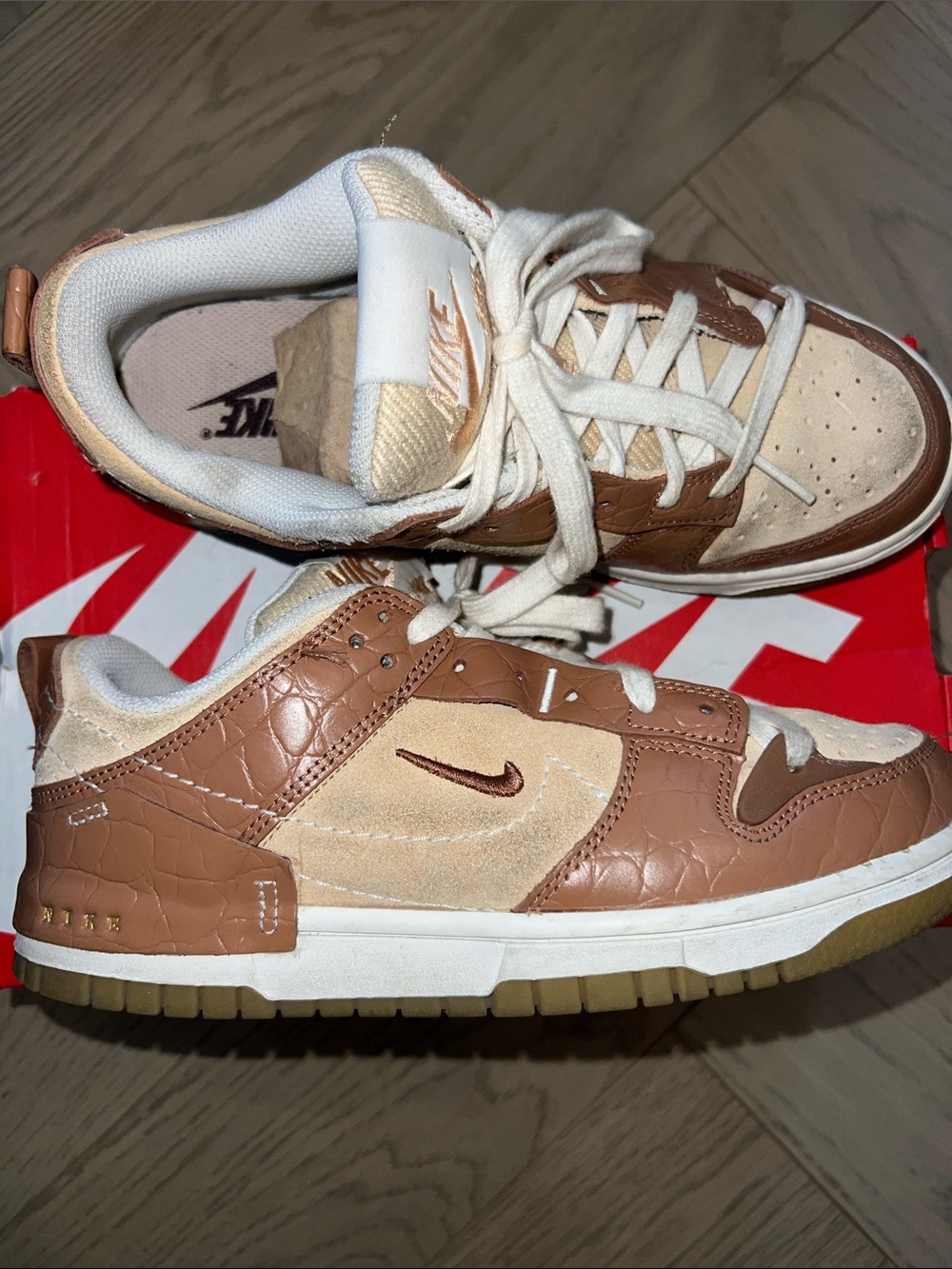 Nike Dunk Disrupt 2 Low Brown Crocodile W